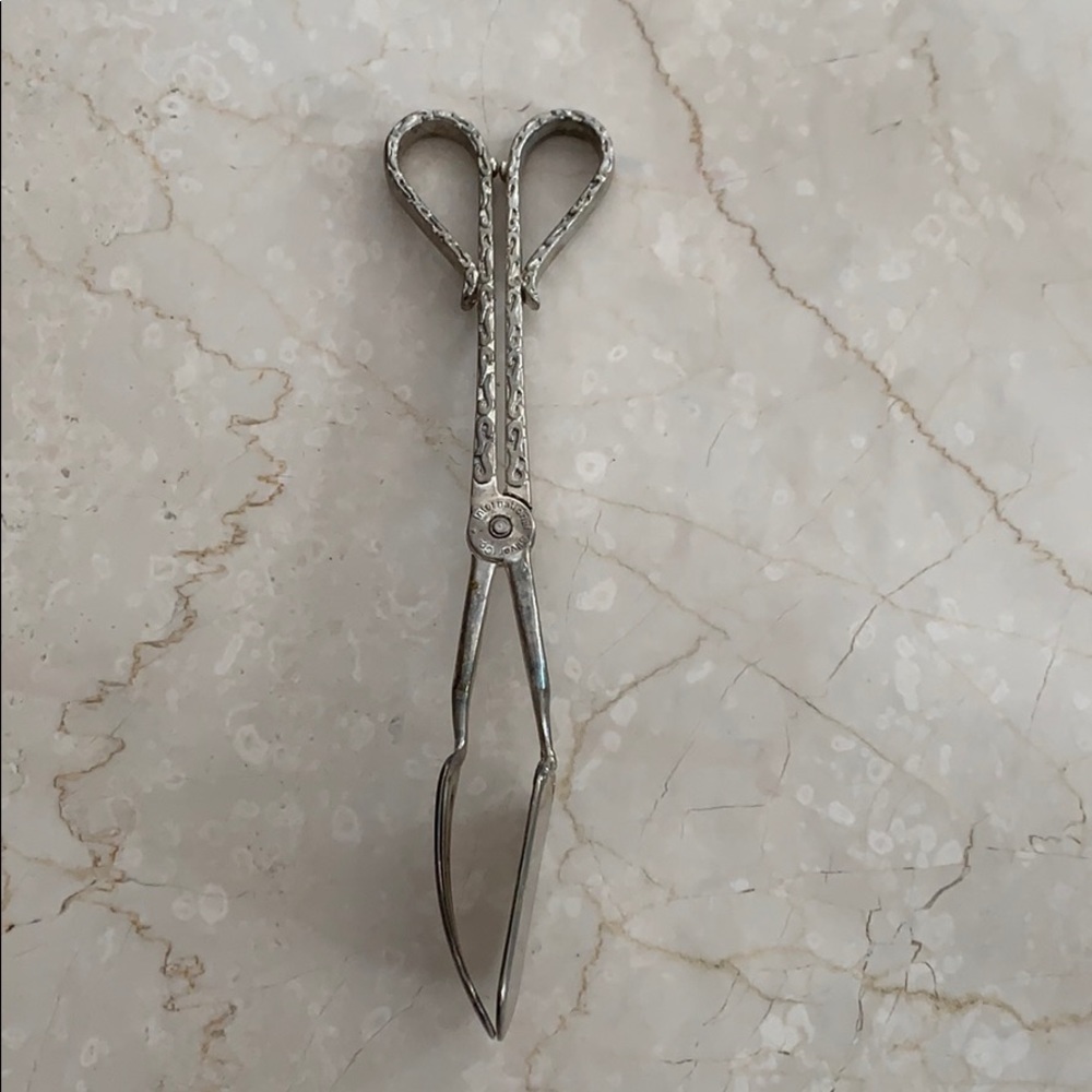 Silver Plated Serving Tongs